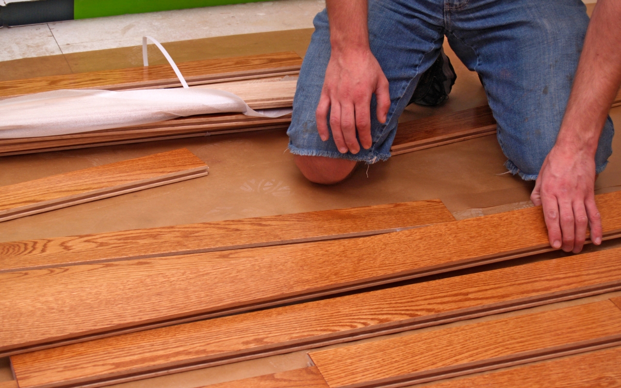 Hardwood floor installation in Delaware PA