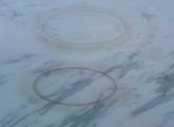 ring stain marble