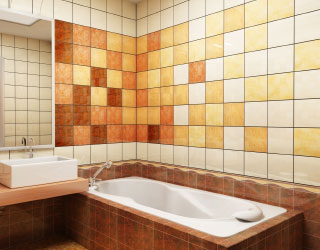 bathroom moisture resistant ceramic tiles