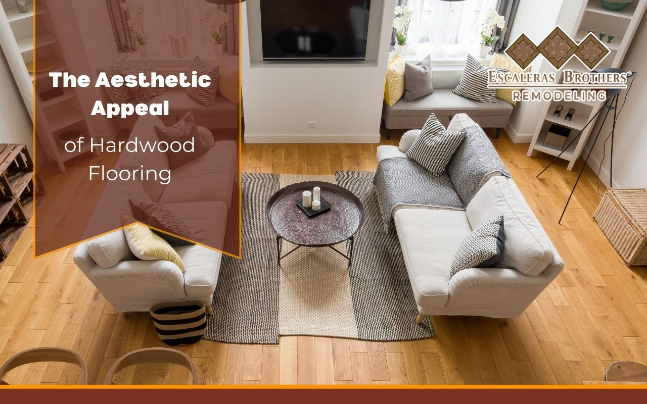 Hardwood floor enhancing the aesthetic appeal of a modern home