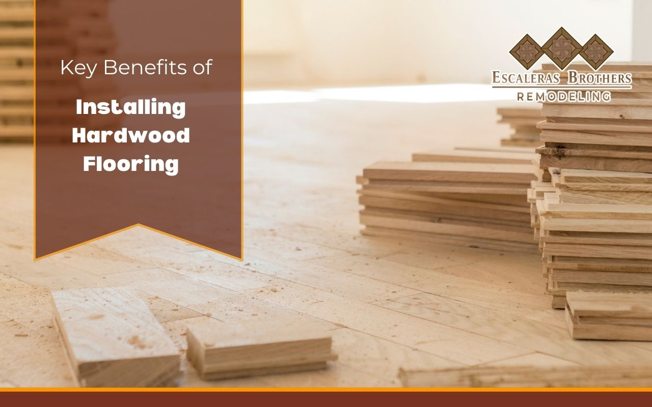 Hardwood floor offering durability in a modern home